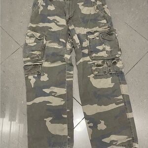 Baggy Camo Cargo Pants